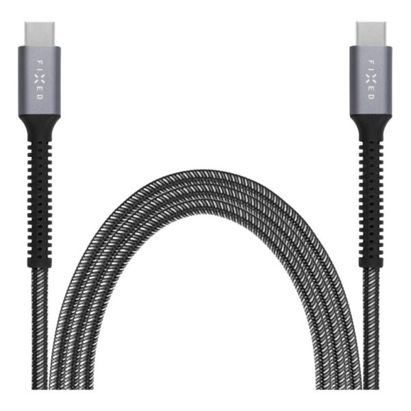 Fixed | Armor Cable USB-C/USB-C, 1.2 m, 240W | FIXDA-CC12-GR