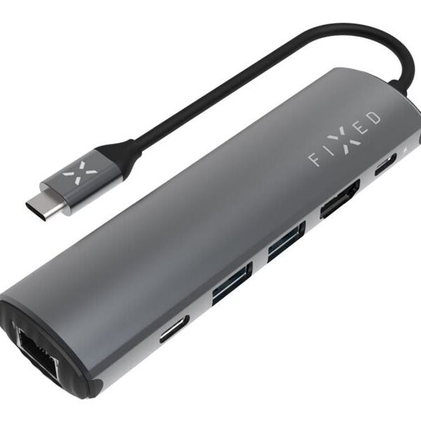 Fixed | 6-port USB-C HUB Pro for laptops and tablets
