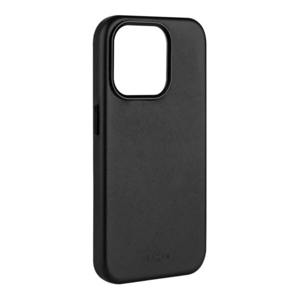 Fixed MagLeather | Back cover | Apple | iPhone 16 Pro Max | Leather | Black