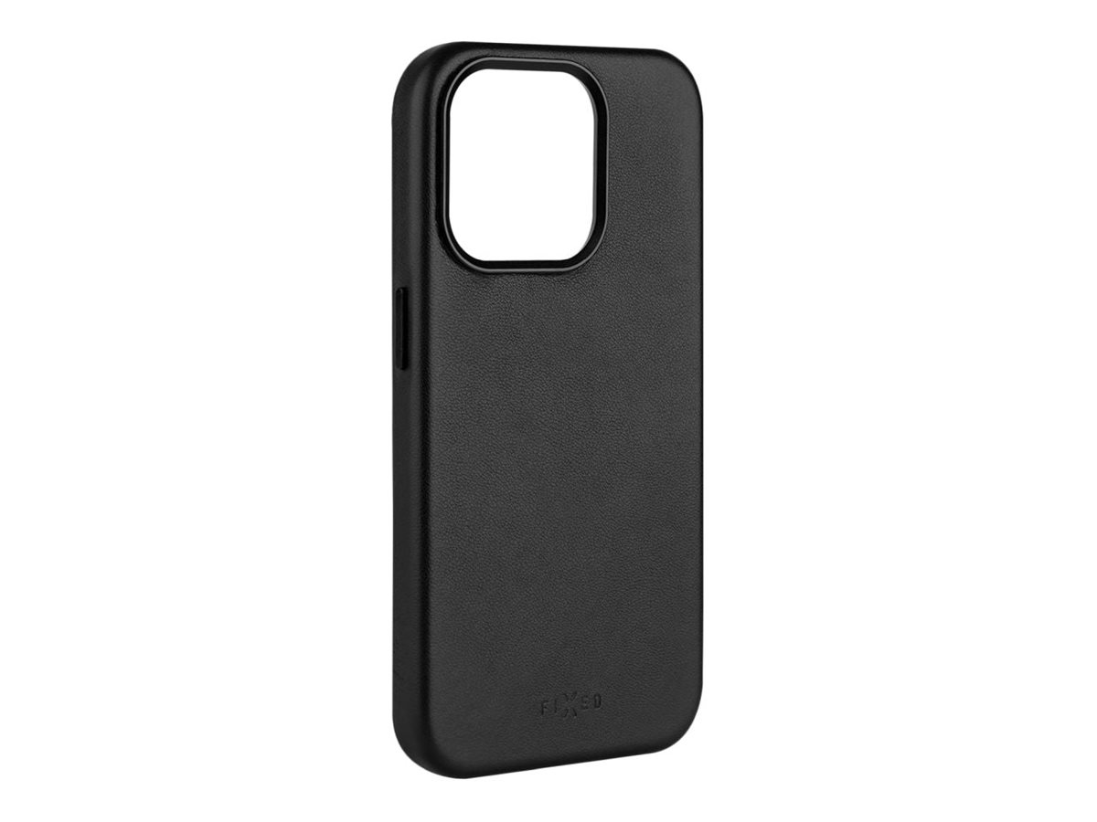 Fixed MagLeather | Back cover | Apple | iPhone 16 Pro Max | Leather | Black