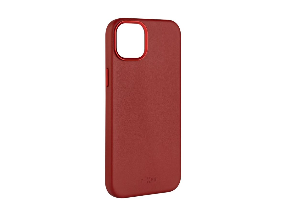 Fixed MagLeather | Back cover | Apple | iPhone 16 | Leather | Red - Image 3