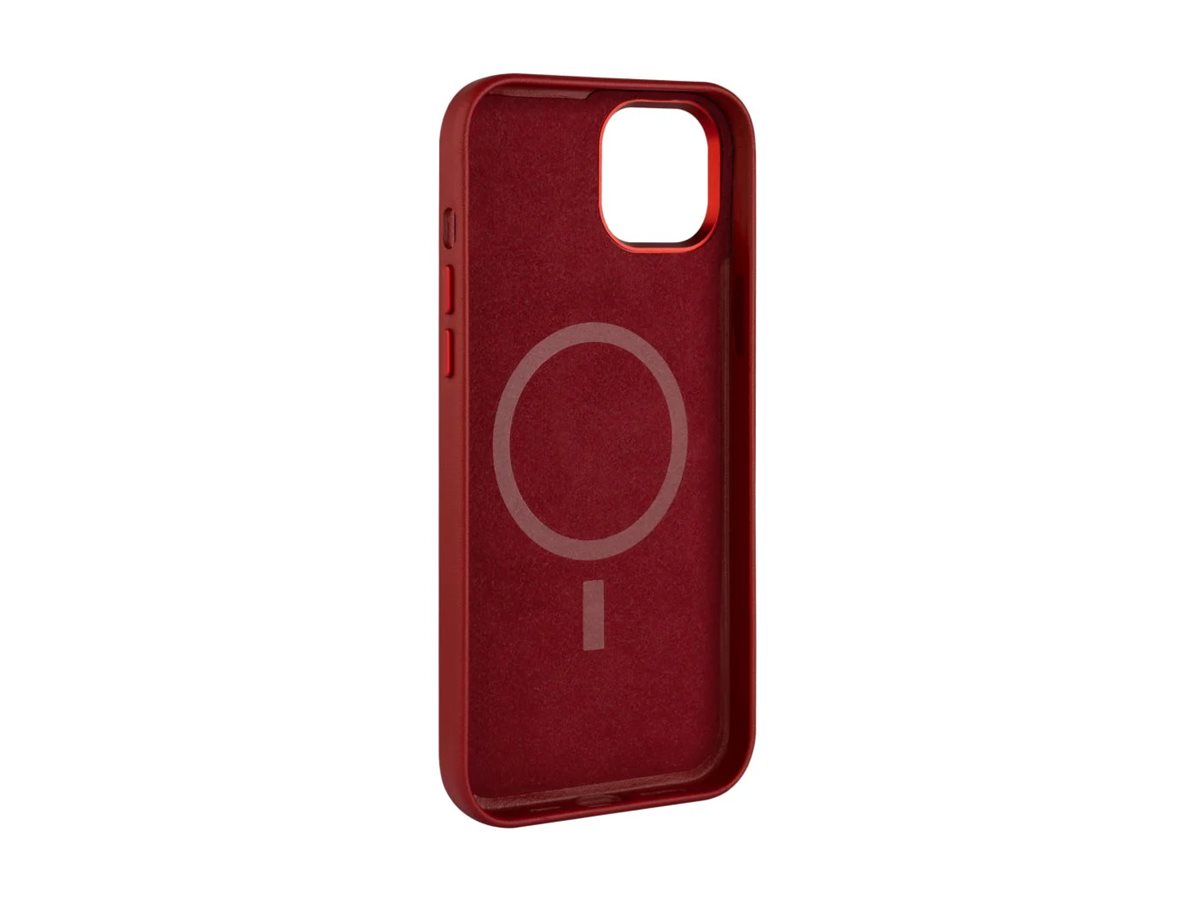Fixed MagLeather | Back cover | Apple | iPhone 16 | Leather | Red - Image 4