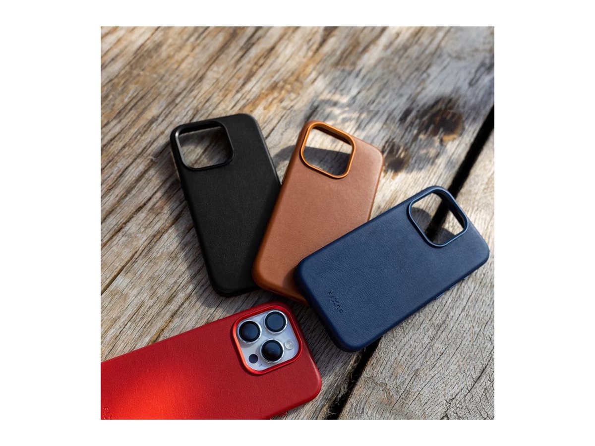 Fixed MagLeather | Back cover | Apple | iPhone 16 | Leather | Red - Image 9