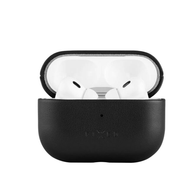Fixed | Earbuds Case with MagSafe Support | Apple AirPods Pro 2/Pro 2 (USB-C) | Black | Leather