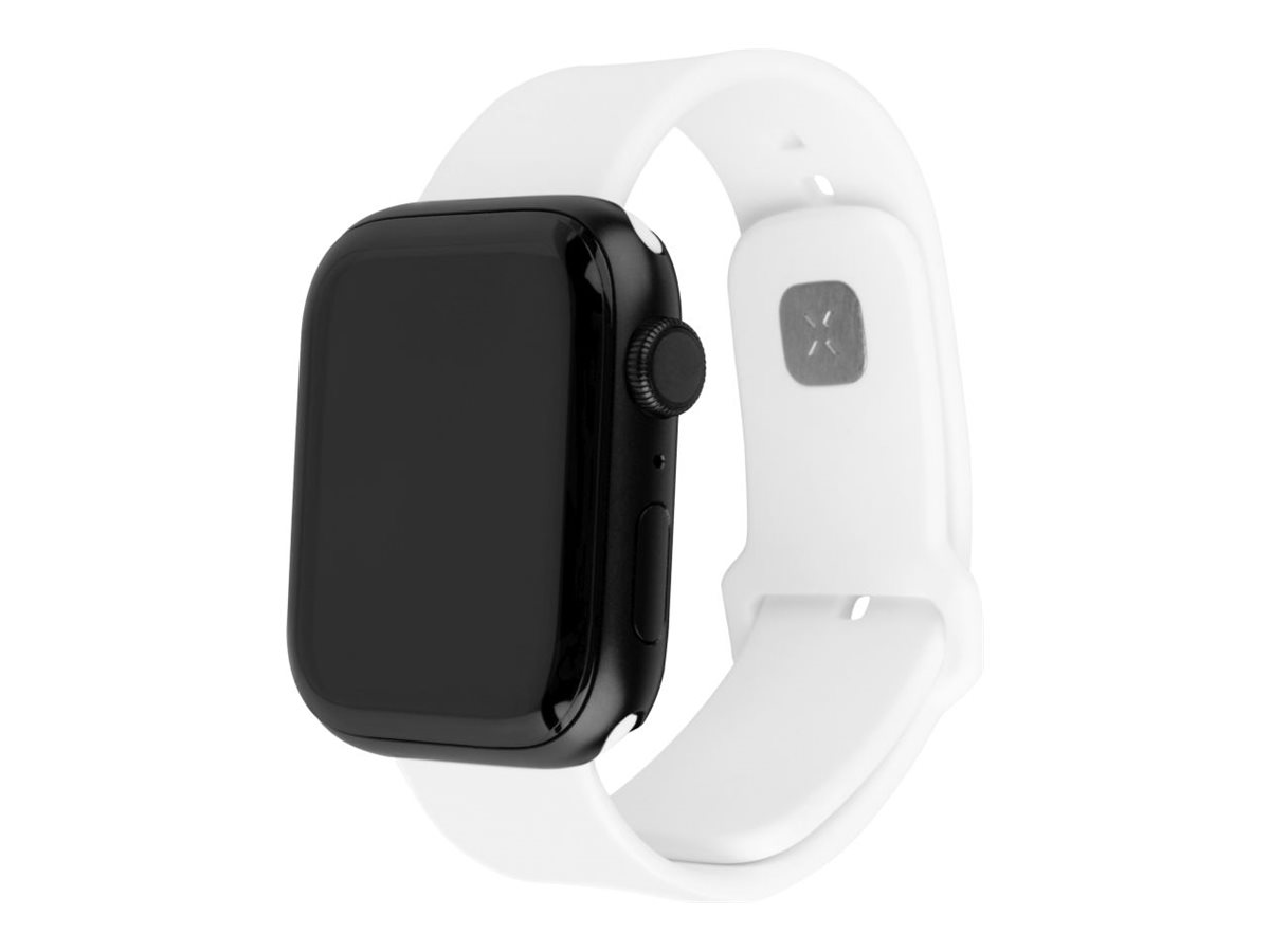Fixed | Sporty Strap Set for Apple Watch Ultra 49mm | 180-250 mm | White | Silicone