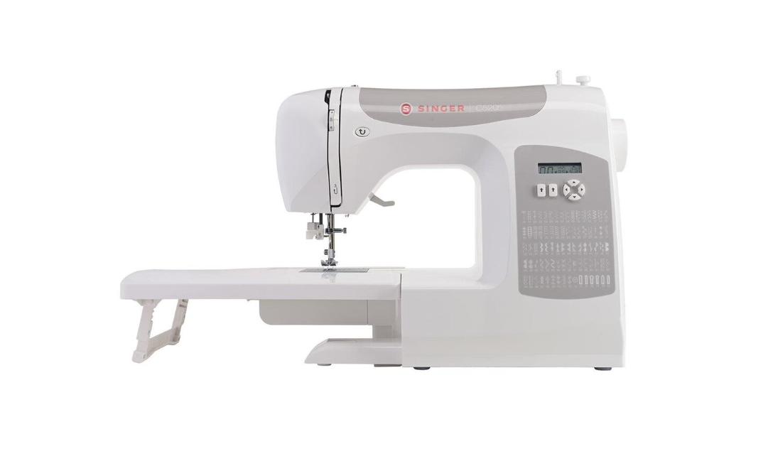 Singer | Sewing Machine | C5205-GY | Number of stitches 80 | Number of buttonholes 1 | Gray - Image 3