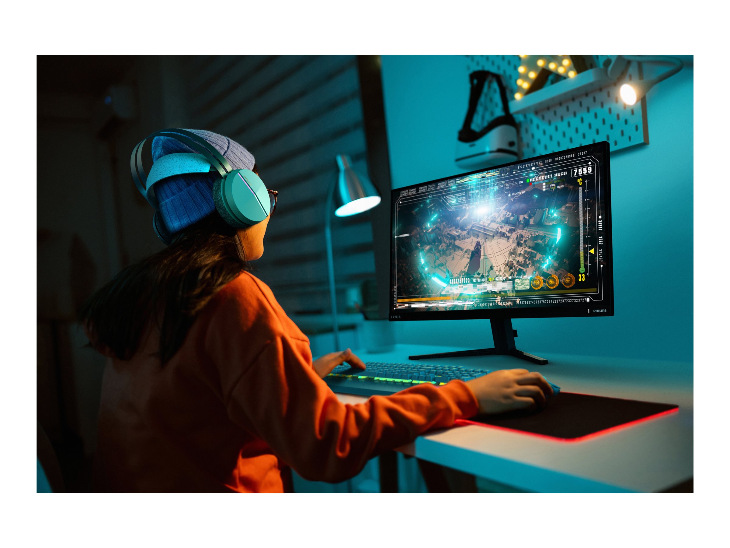 Philips | 27M2N3500NL/00 | 27 " | VA | 16:9 | 144 Hz | 1 ms | 2560 x 1440 pixels | 300 cd/m² | HDMI ports quantity 2 | Warranty 24 month(s) - Image 23