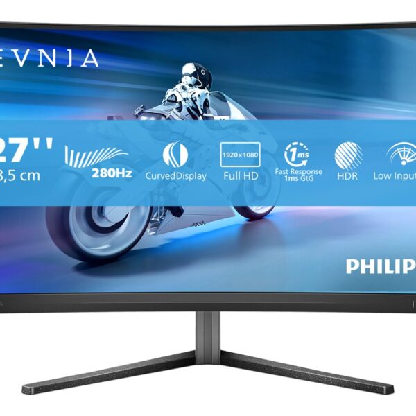 Philips | 27M2C5200W/00 | 27 " | VA | 16:9 | 180 Hz | 1 ms | 1920 x 1080 pixels | 300 cd/m² | HDMI ports quantity 2 | Warranty 24 month(s)