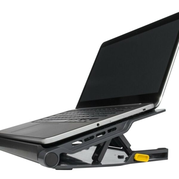 Targus Stand | Chill Mat with 4 USB-A Port Hub - for up to 16-inch Laptops | Black/Grey
