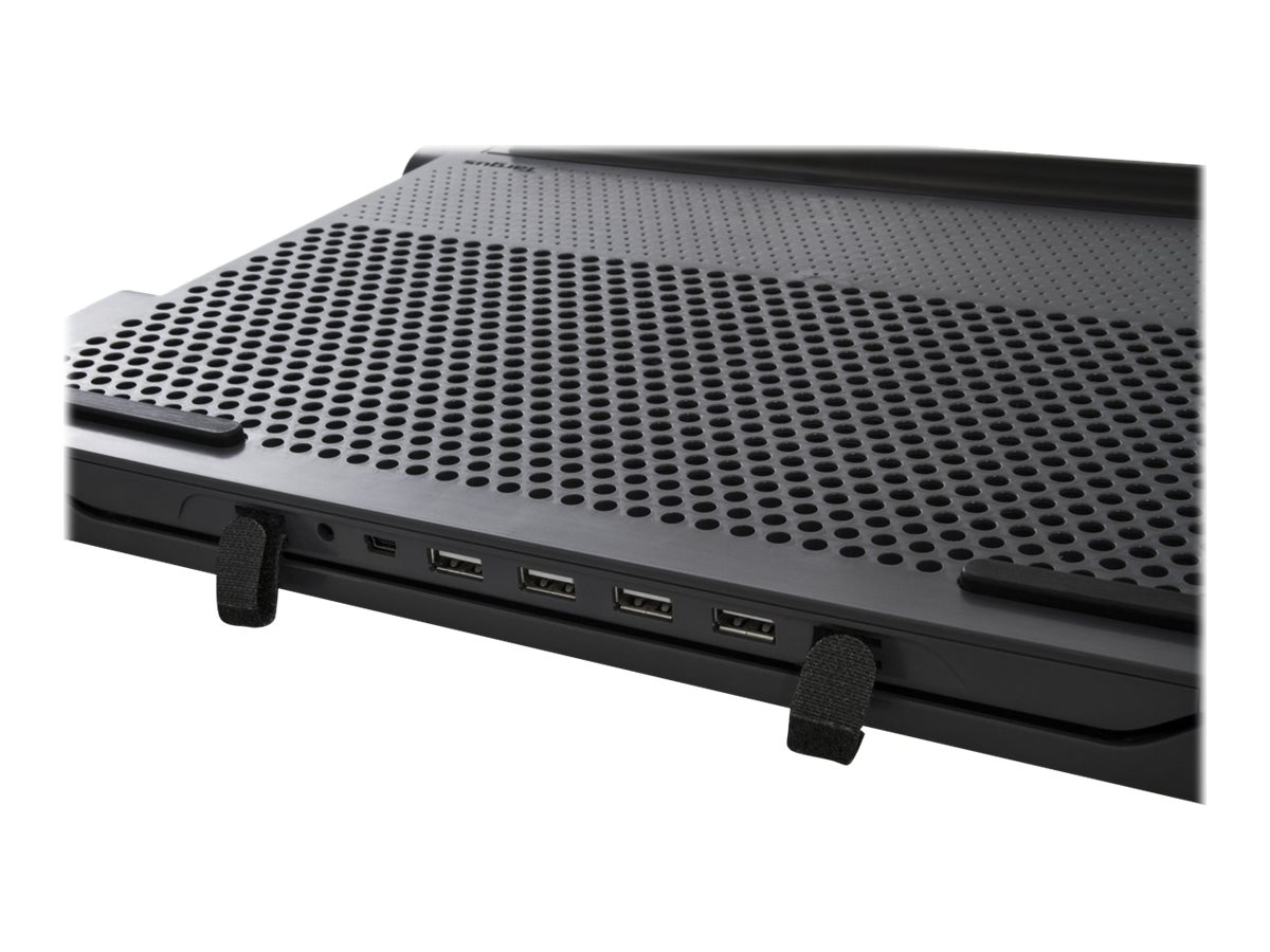 Targus Stand | Chill Mat with 4 USB-A Port Hub - for up to 16-inch Laptops | Black/Grey - Image 7