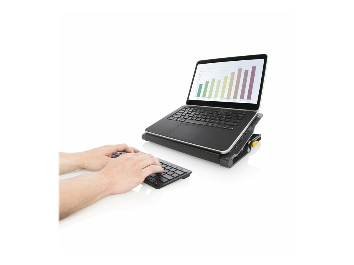 Targus Stand | Chill Mat with 4 USB-A Port Hub - for up to 16-inch Laptops | Black/Grey - Image 8