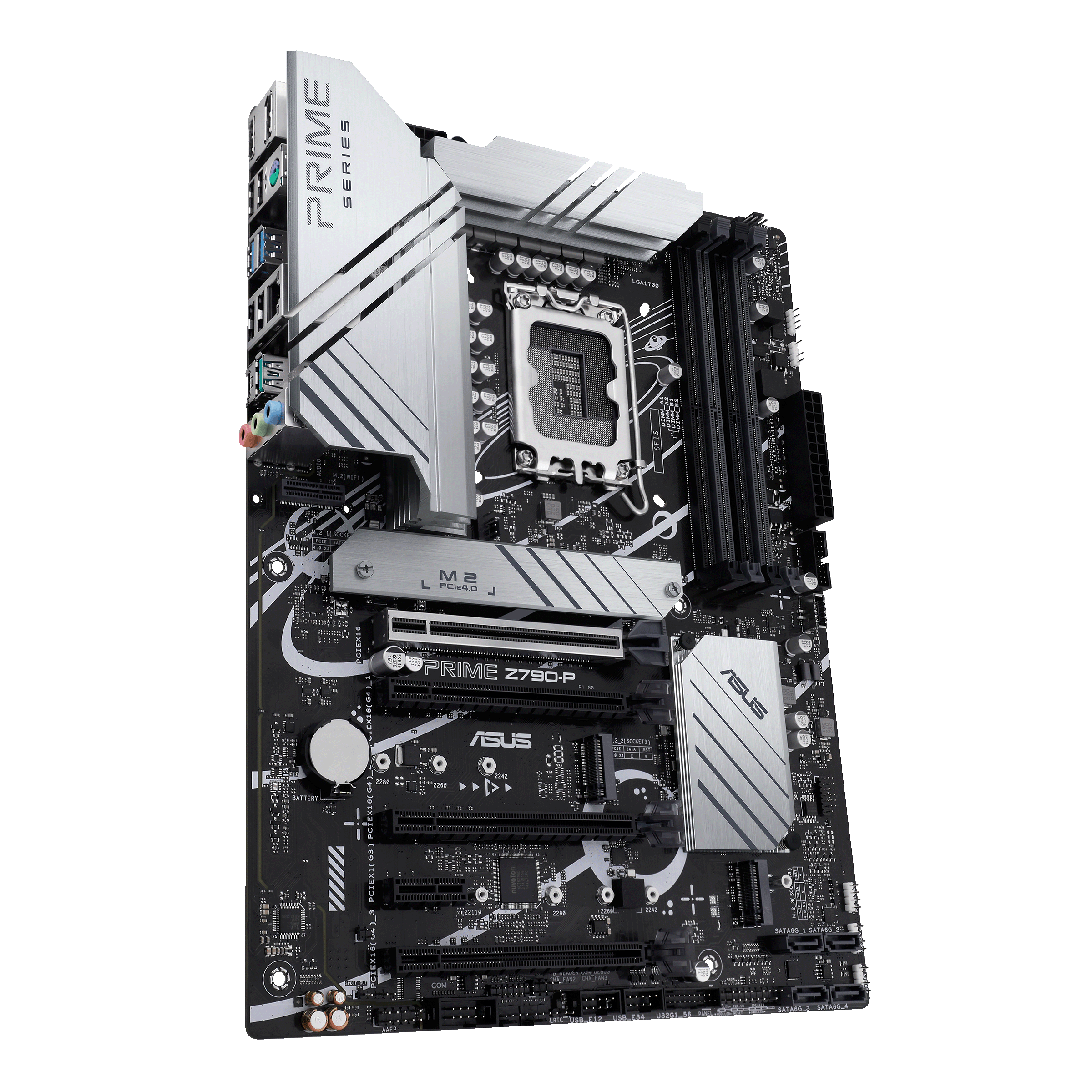 Asus | PRIME Z790-P | Processor family Intel | Processor socket LGA1700 | DDR5 DIMM | Supported hard disk drive interfaces SATA, M.2 | Number of SATA connectors 4 - Image 3