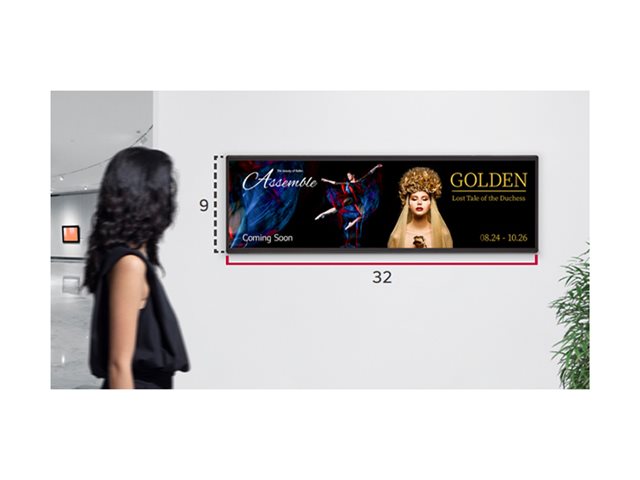 LG Ultra Stretch Signage | 37BH7N-H | 37 " | 700 cd/m² | Landscape/Portrait | 24/7 | WebOS | 14 ms | 178 ° | 178 ° - Image 15