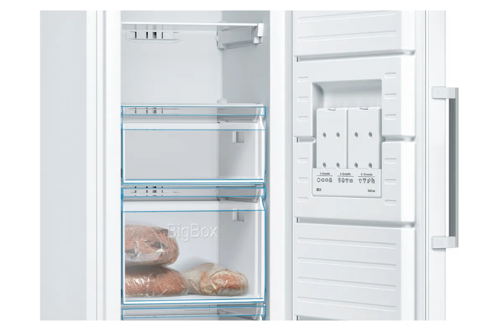 Bosch | Freezer | GSN36CWEP | Energy efficiency class E | Upright | Free standing | Height 186 cm | Total net capacity 242 L | No Frost system | White - Image 5