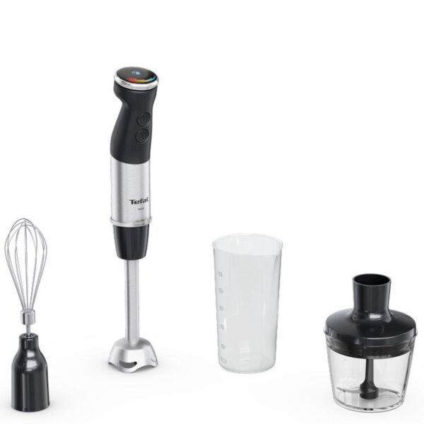 TEFAL | Hand Blender | Quickchef+ HB673830 | Hand Blender | 1000 W | Number of speeds 20 | Turbo mode | Black/Stainless Steel