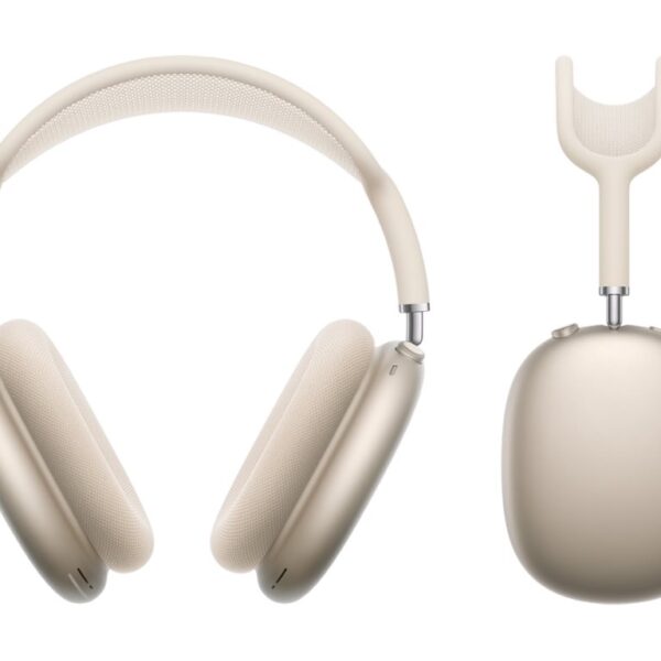 Apple | Headphones | AirPods Max | Bluetooth | Over-Ear | Microphone | Noise reduction | Wireless | Beige