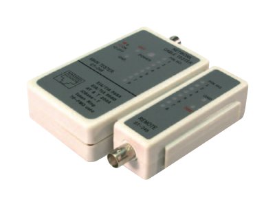 Logilink | Cable tester for RJ45 and BNC with remote unit - Image 2