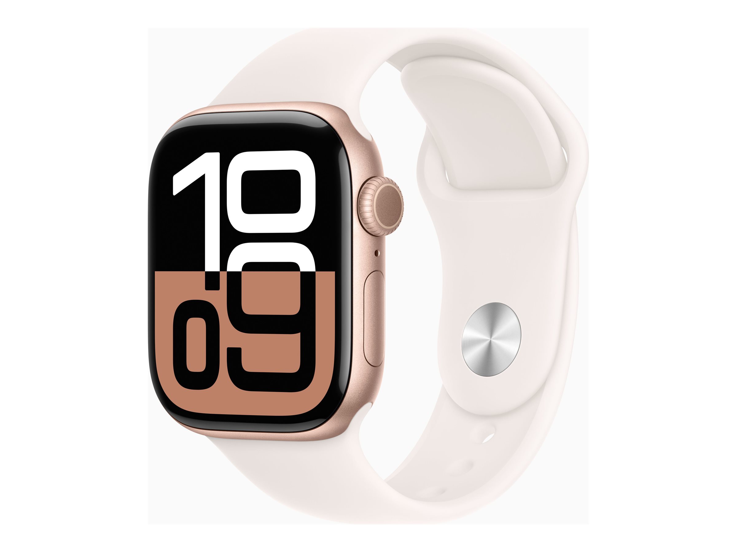 Apple Watch Series 10 | Smart watch | GPS (satellite) | Always-On Retina display | 42mm | Waterproof | Rose Gold
