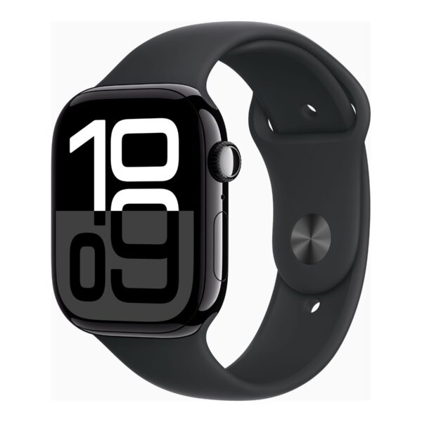 Apple Watch Series 10 | Smart watch | GPS (satellite) | Always-On Retina | Waterproof | Jet Black