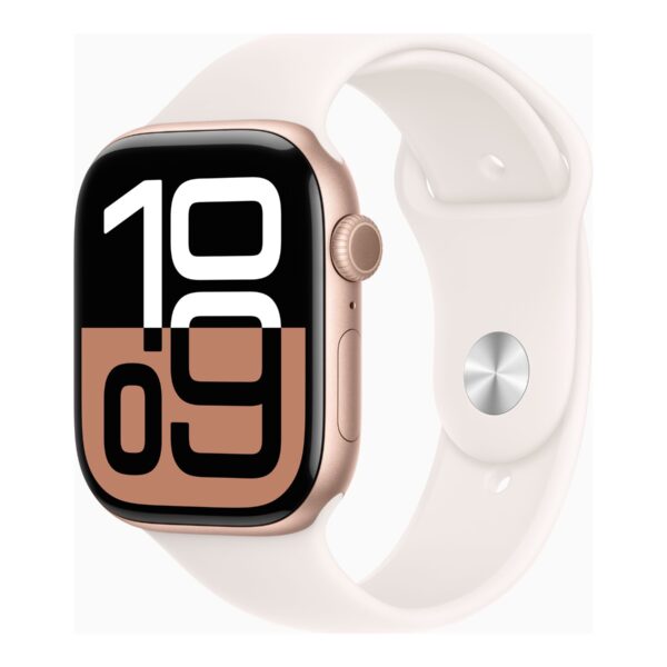 Apple Watch Series 10 | Smart watch | GPS (satellite) | Always-On Retina | Waterproof | Rose Gold