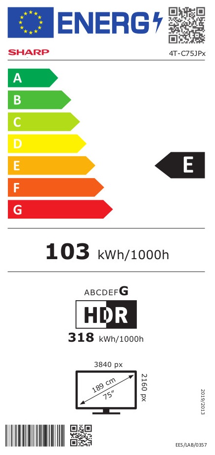 Sharp 4K QLED TV | 75JP7265E | 75 | Smart TV | Google TV | UHD - Image 10