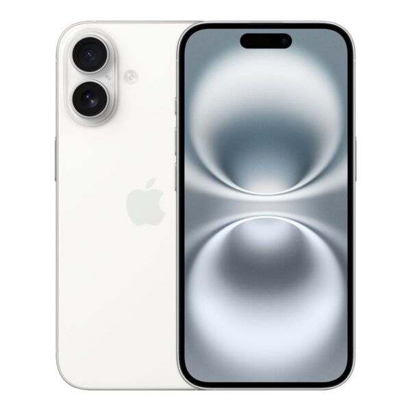 Apple | iPhone 16 | White | 6.1 " | 2556 x 1179 pixels | OLED | A18 | Internal RAM 8 GB | 128 GB | Dual SIM | Nano SIM | 5G | Main camera resolution 48 MP | iOS 18 | Secondary camera resolution 12 MP
