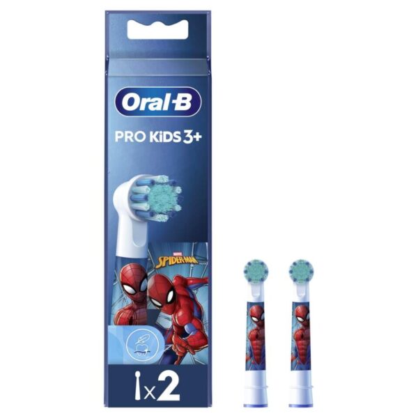 Oral-B | Electric Toothbrush Heads | EB10-2 Kids Spiderman | Heads | For kids | Number of brush heads included 2