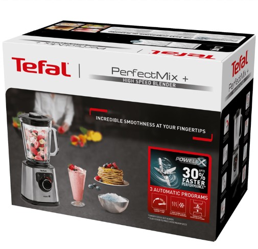 TEFAL | Blender | BL871D31 PerfectMix+ High speed | Tabletop | 1200 W | Jar material Glass | Jar capacity 1.5 L | Ice crushing | Stainless Steel - Image 6