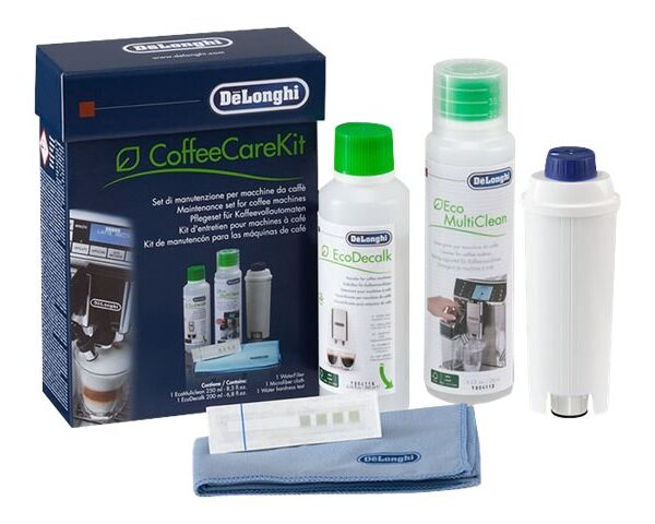 Delonghi | DLSC306 Maintenance Care Kit for Bean to Cup & Espresso Coffee Machines, includes five cleaning accessories