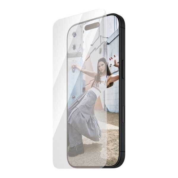PanzerGlass Screen protector | Apple | iPhone 16 Plus | Glass | Transparent | Ultra-Wide Fit