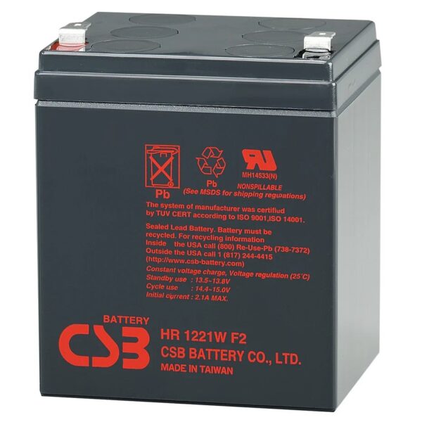 CSB | Battery, 12 V | HR1221WF2 | 21 W