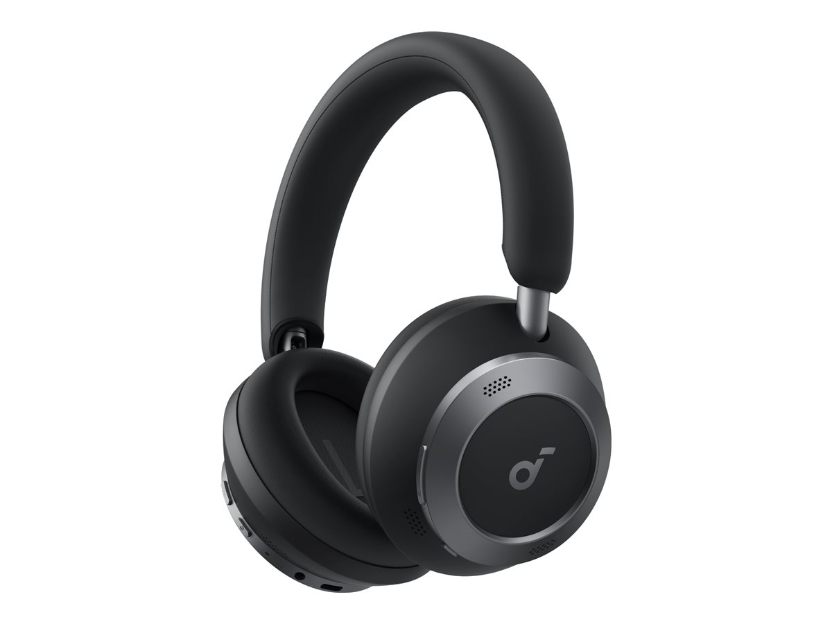 Anker Soundcore | Foldable Headphones | Space One Pro | Bluetooth | Over-ear | Microphone | Jet Black | Wireless