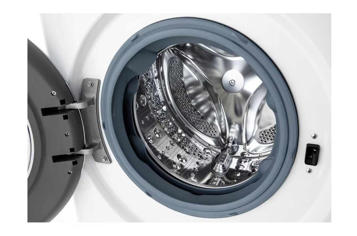 LG | Washing Machine | F2WR909P3W | Energy efficiency class A | Front loading | Washing capacity 9 kg | 1200 RPM | Depth 47.5 cm | Width 60 cm | LED | Steam function | Direct drive | Wi-Fi | White - Image 5