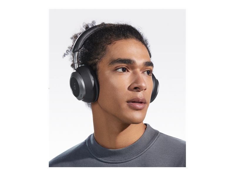 Anker Soundcore | Foldable Headphones | Space One Pro | Bluetooth | Over-ear | Microphone | Jet Black | Wireless - Image 7