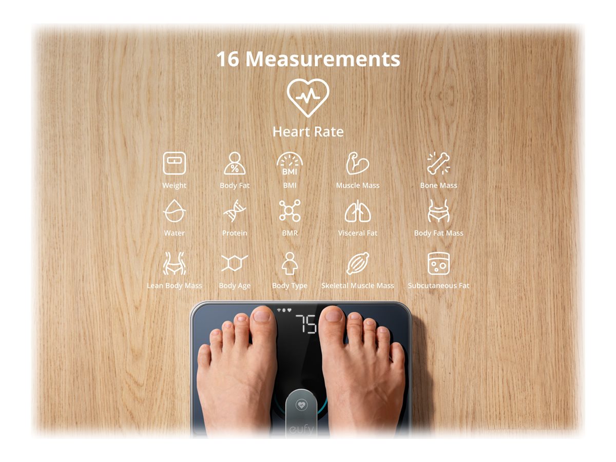 Anker Eufy | Smart Scale | P2 Pro | Maximum weight (capacity) 180 kg | Multiple users - Image 10