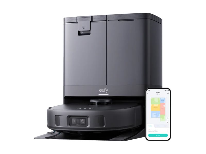 Anker Eufy | Robot Vacuum Cleaner | X10 Pro Omni | Wet&Dry | Operating time (max) 180 min | 5200 mAh | Dust capacity 2.5 L | 8000 Pa | Black - Image 4