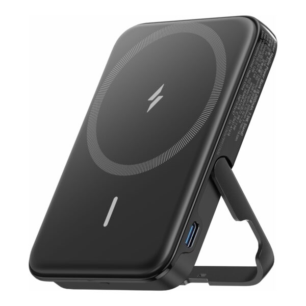 Anker 322 MagGo Power Bank with Holder | A1618G11 | 5000 mAh | Black