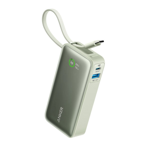 Anker 545 Nano Power Bank | A1259G61 | 10000 mAh | Green