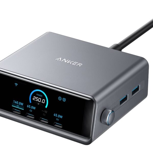 Anker Prime Charger (250W, 6 Ports, GaNPrime) | A2345341