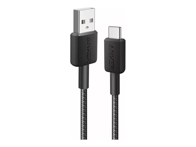 Anker 322 Nylon Cable, Black | A81H6G11 | USB-A to USB-C