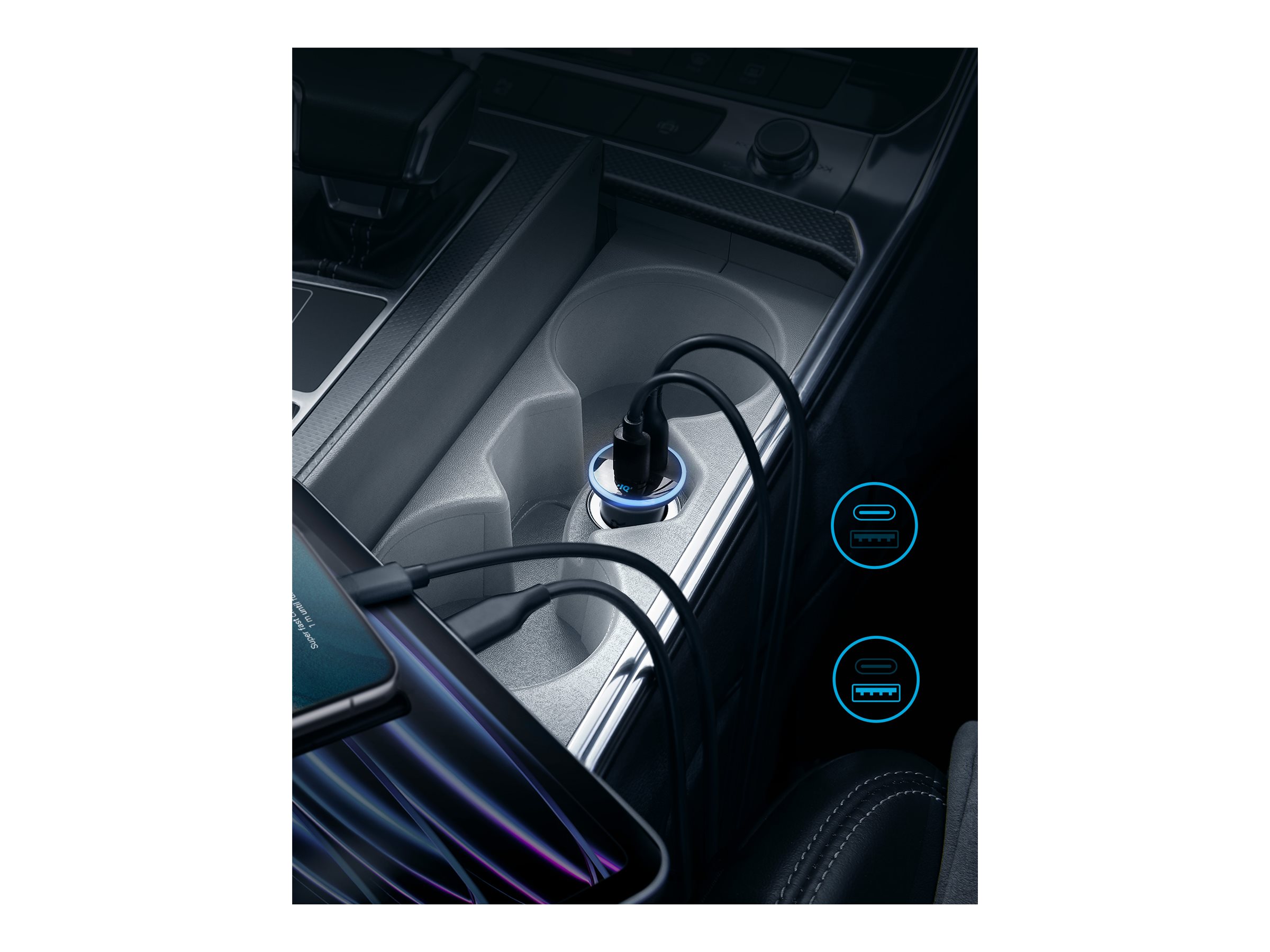 Anker Car Charger 1A/1C PD 53W with PPS | A2735G11 - Image 5