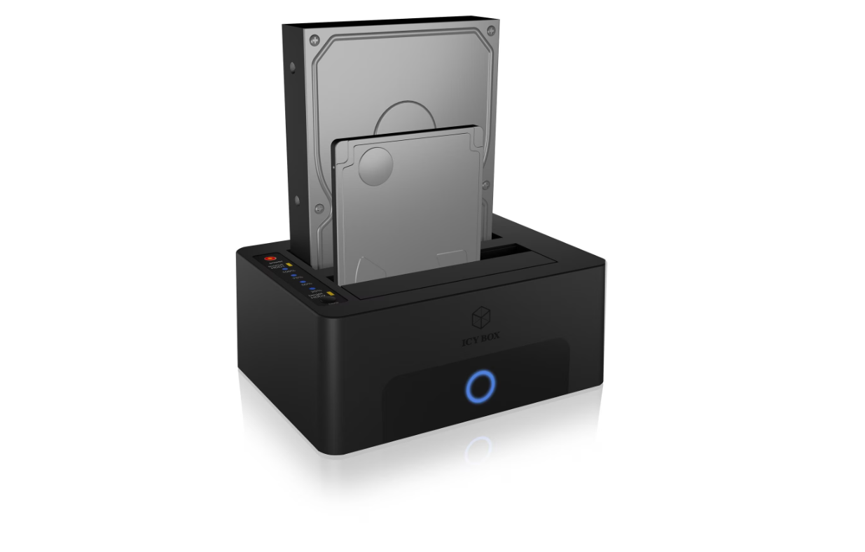 Raidsonic | Icy Box | IB-1232CL-U3 Dockingstation, 2x SATA 2.5" and/or 3.5" to 1x USB 3.2 Gen 1 Host + UASP - Image 2
