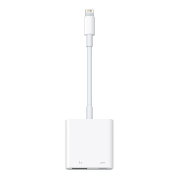 Apple Lightning to USB 3 Camera Adapter | White