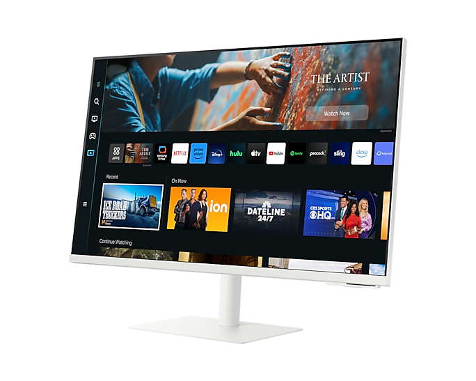 Samsung | 4K Smart monitor M70C with integrated apps | LS27CM703UUXDU | 27 " | VA | 16:9 | 60 Hz | 4 ms | 3840 x 2160 pixels | 300 cd/m² | HDMI ports quantity 1 | White - Image 13