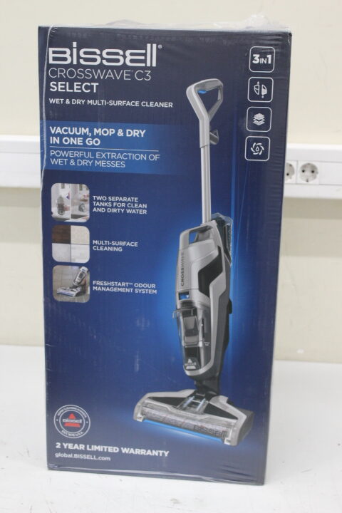 SALE OUT. SALE OUT. Bissell Vacuum Cleaner | CrossWave C3 Select | Corded operating | Handstick | Washing function | 560 W | - V | Black/Titanium/Blue | Warranty 24 month(s) | DAMAGED PACKAGING