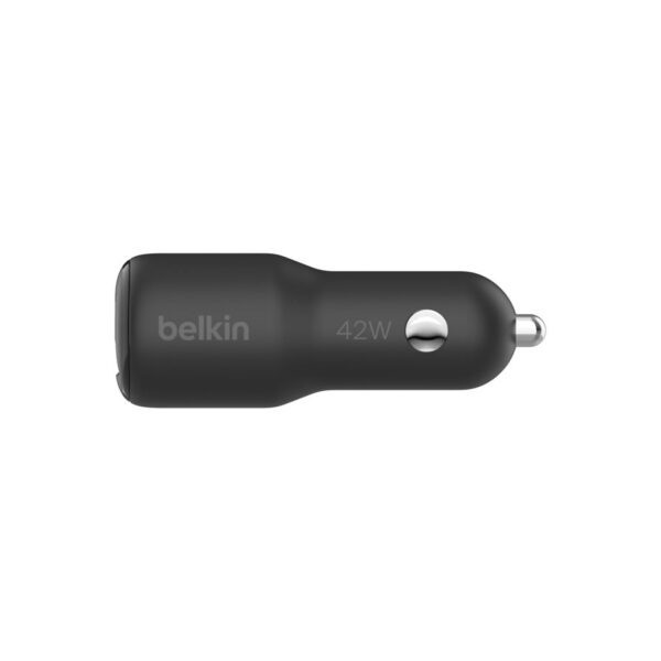 Belkin | BOOST CHARGE 42w-30w USB-C PD PPS + 12w USB-A Car Charger, | CCB005btBK