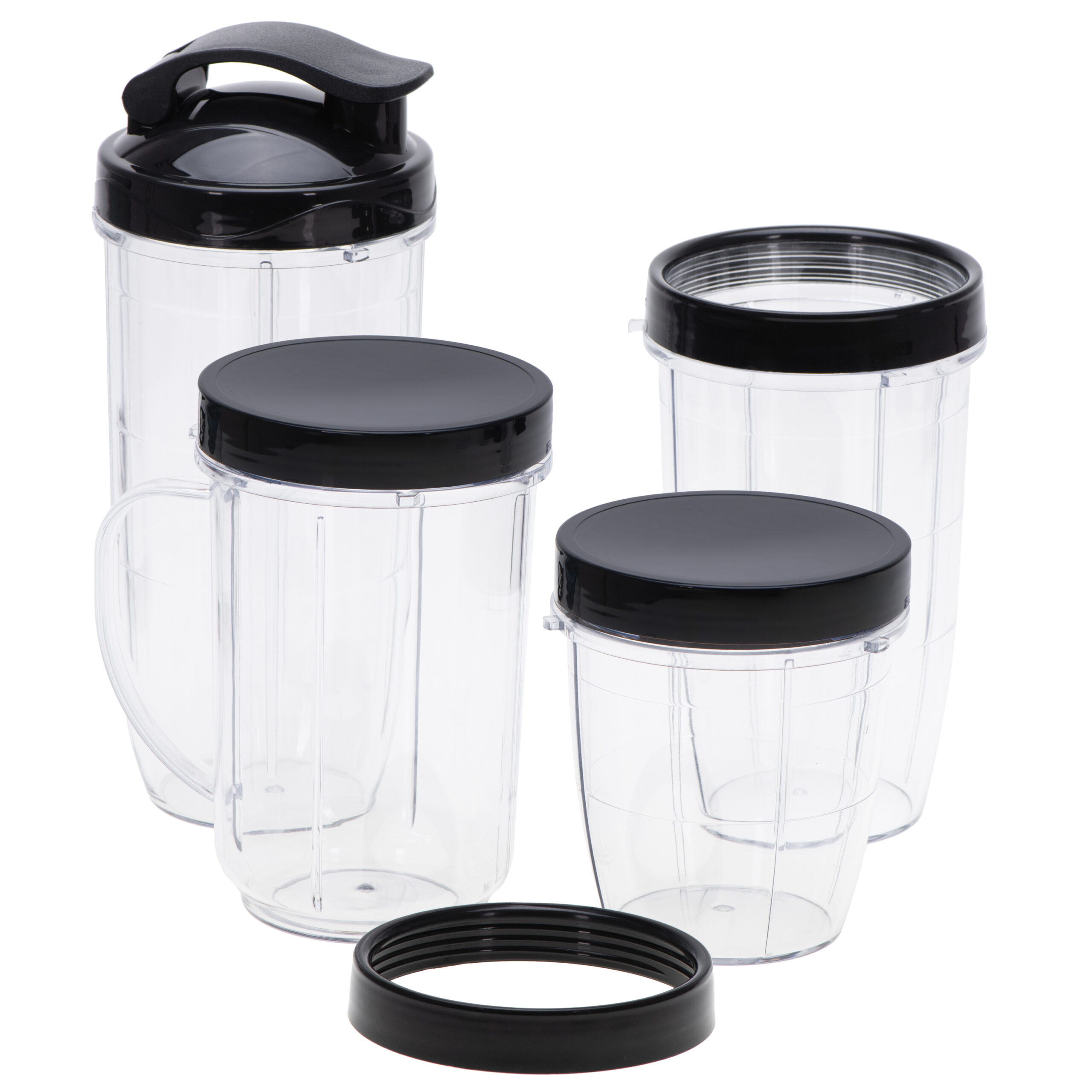 Adler Blender Smoothie Set | AD 4084 | Tabletop | 1200 W | Jar material BPA-Free | Jar capacity 0.3+0.5+0.5+0.7 L | Ice crushing | Stainless Steel - Image 10