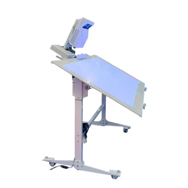 euromet | Floor stand | 24560 | Trolleys & Stands | Tech-Opera Drafting machine with Euromet bracket projector/Opera Tekno cart educational (board not included) " | White