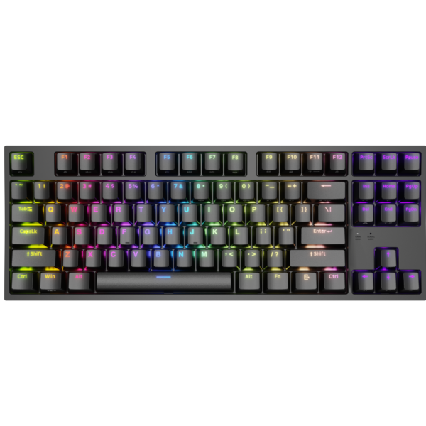 Genesis | THOR 404 TKL | Mechanical Gaming Keyboard | Wired | US | Gateron Yellow Pro | Black | RGB