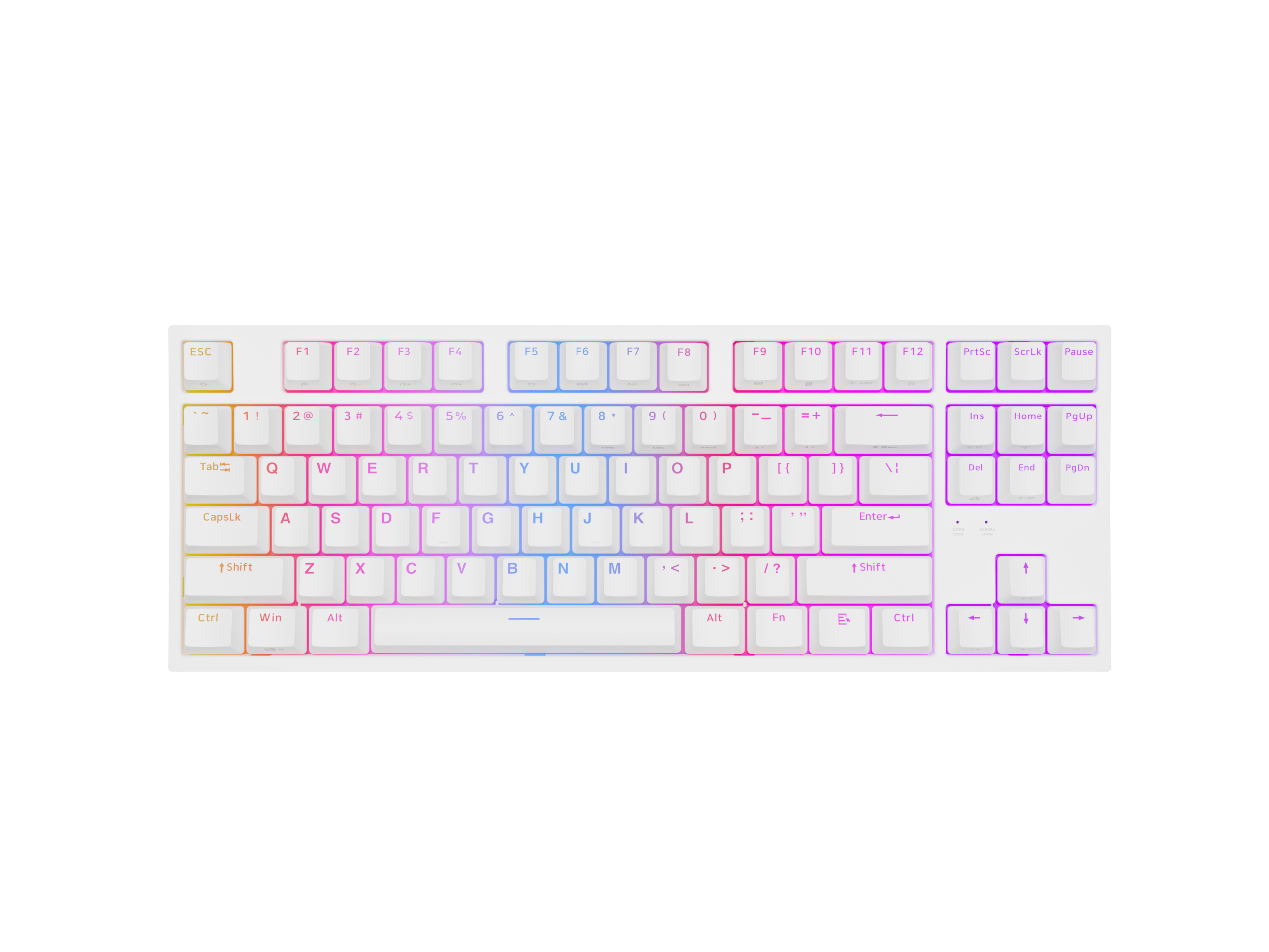 Genesis | Mechanical Gaming Keyboard | THOR 404 TKL RGB | Mechanical Gaming Keyboard | Wired | US | USB Type-A | 1005 g | Gateron Yellow Pro